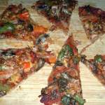 Dietetyczna pizza na spodzie z mąki orkiszowej ;)