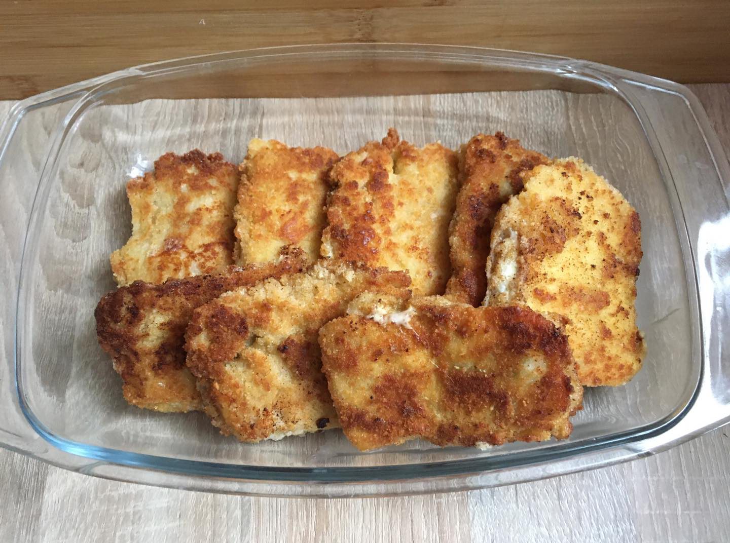 Panierowany filet rybny z musztardą i serem Kulinarny Świat