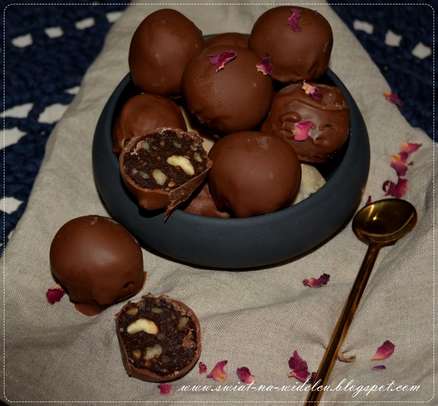 Trufle brownie – no bake brownie truffles