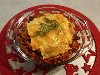 Zapiekanka chińska z kurczakiem