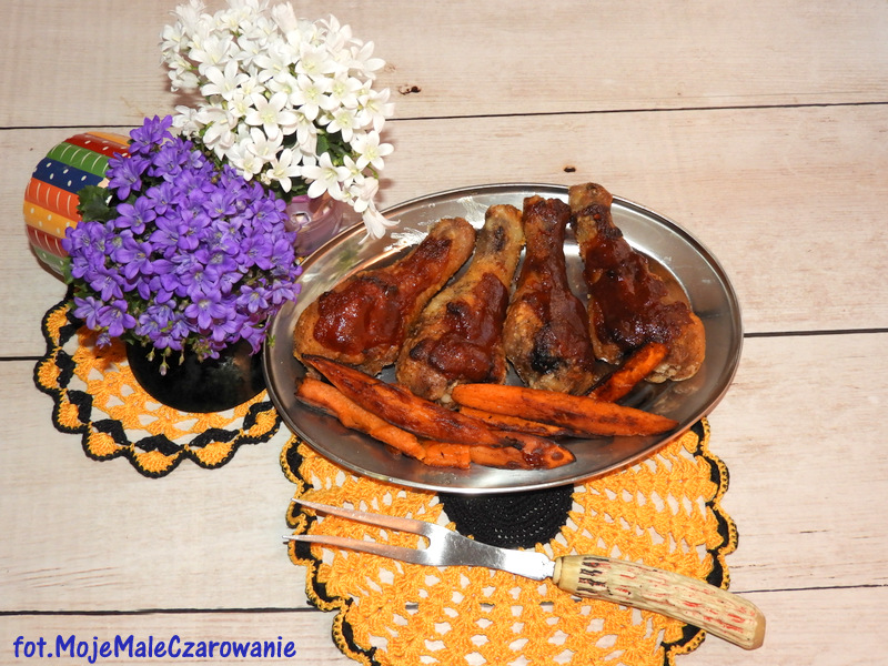 Błyskawiczne pieczone pałki z kurczaka