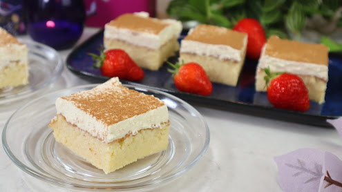 Biszkopt nasączany mlekiem skondensowanym – pyszne ciasto Tres Leches