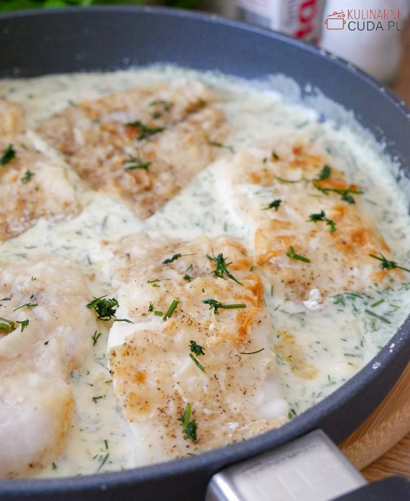 Dorsz w sosie koperkowym