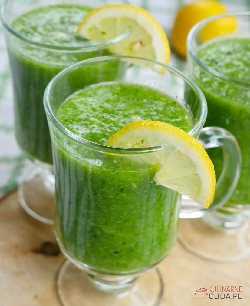 Koktajl ze szpinakiem i bananem