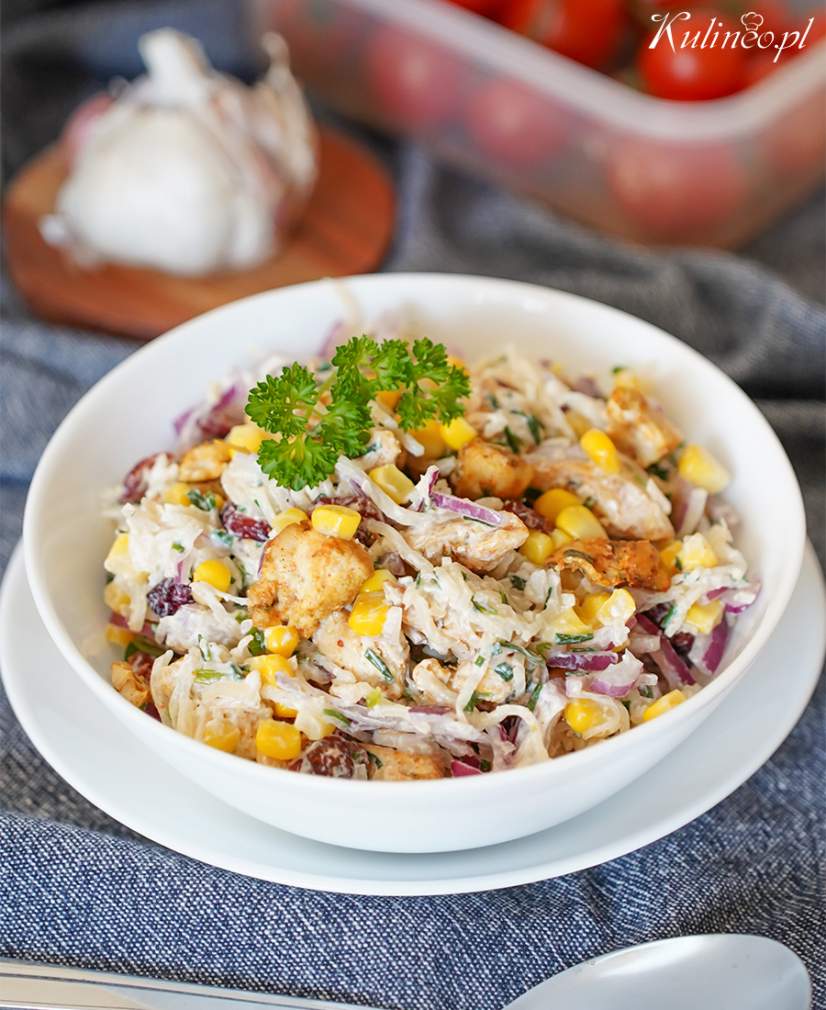 Sałatka z kurczakiem i selerem