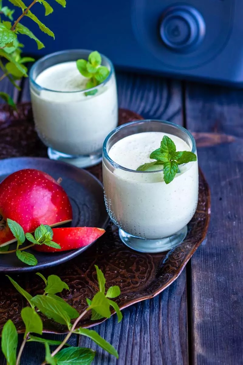 Koktajl z banana i jabłka