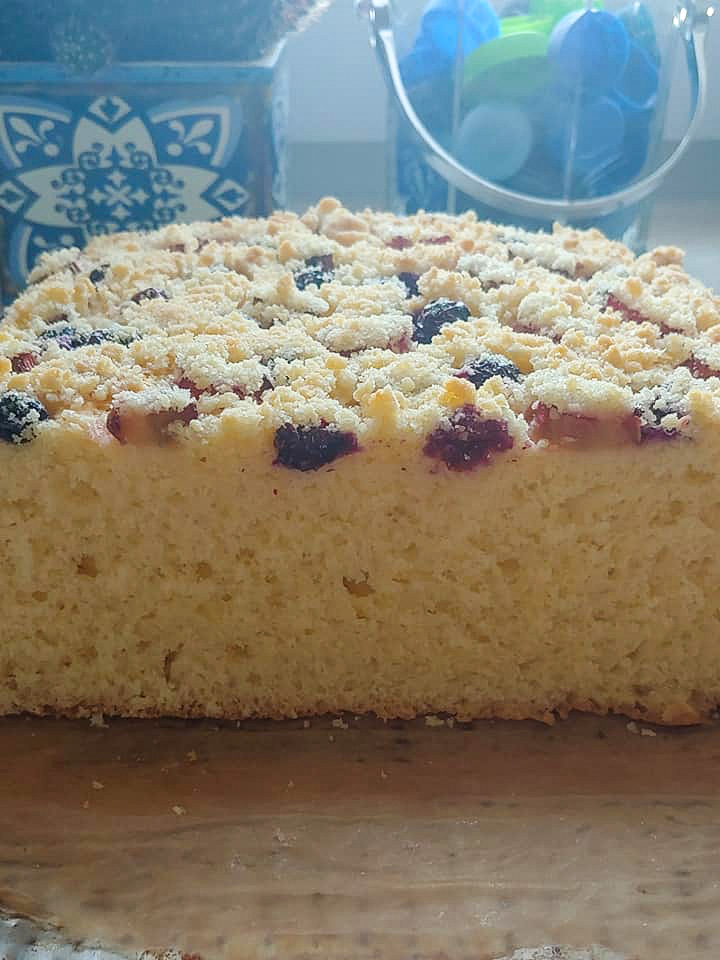 Ciasto drożdżowe z owocami