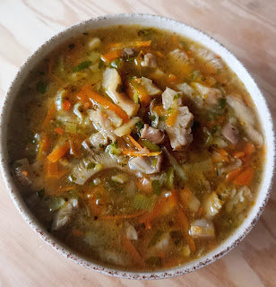 Flaczki z boczniaków