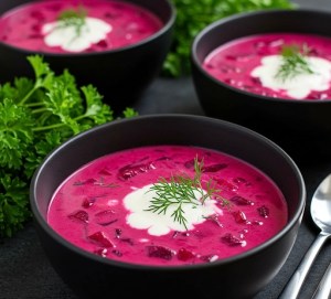 Botwinka – wiosenna zupa z buraczków
