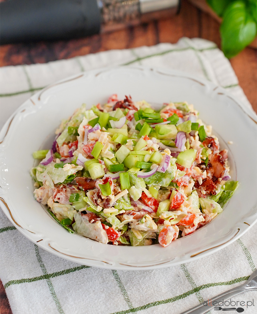 Sałatka z boczkiem