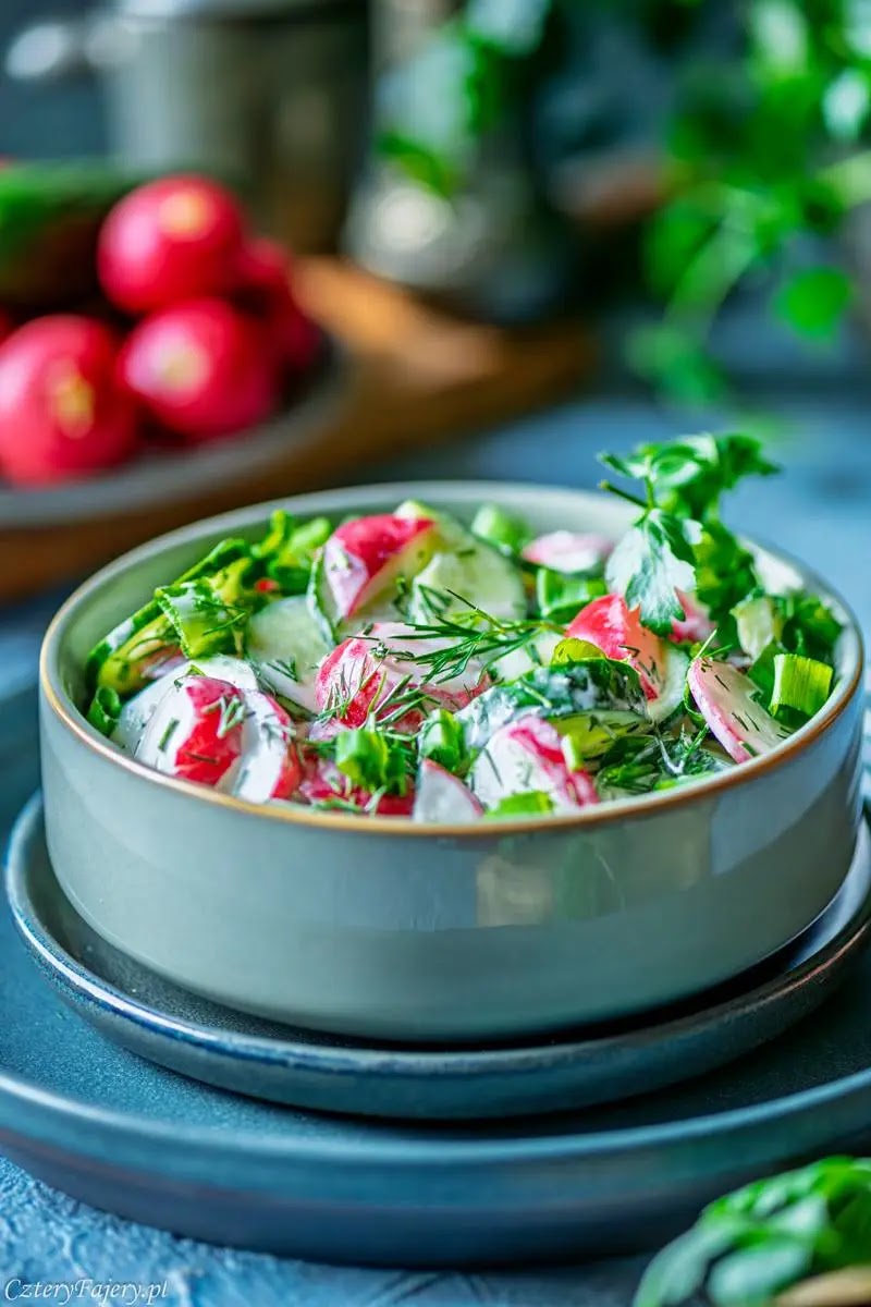 Pyszna i szybka surówka z rzodkiewką do obiadu