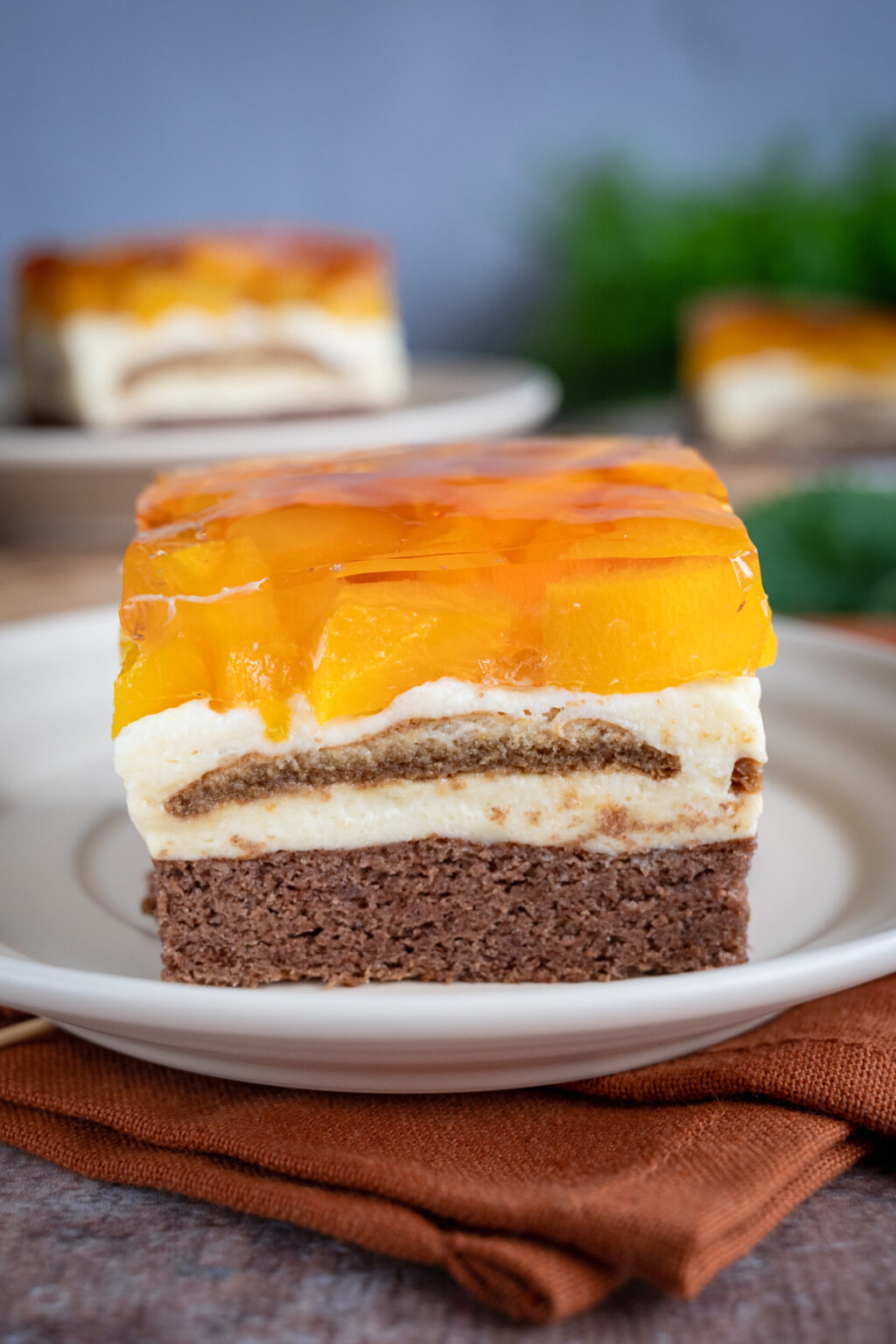 Słodka Pokusa z kawą i brzoskwiniami