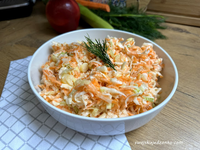 Surówka z marchewki i pora