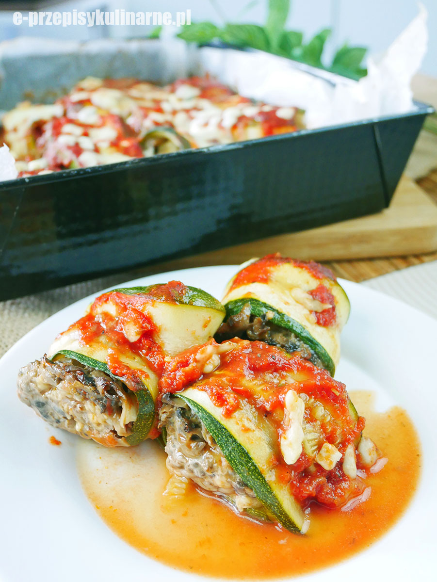 Roladki z cukinii z pysznym farszem – idealne na obiad i kolację