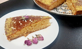 BASBOUSA- słodycz ze semoliny z Bliskiego Wschodu