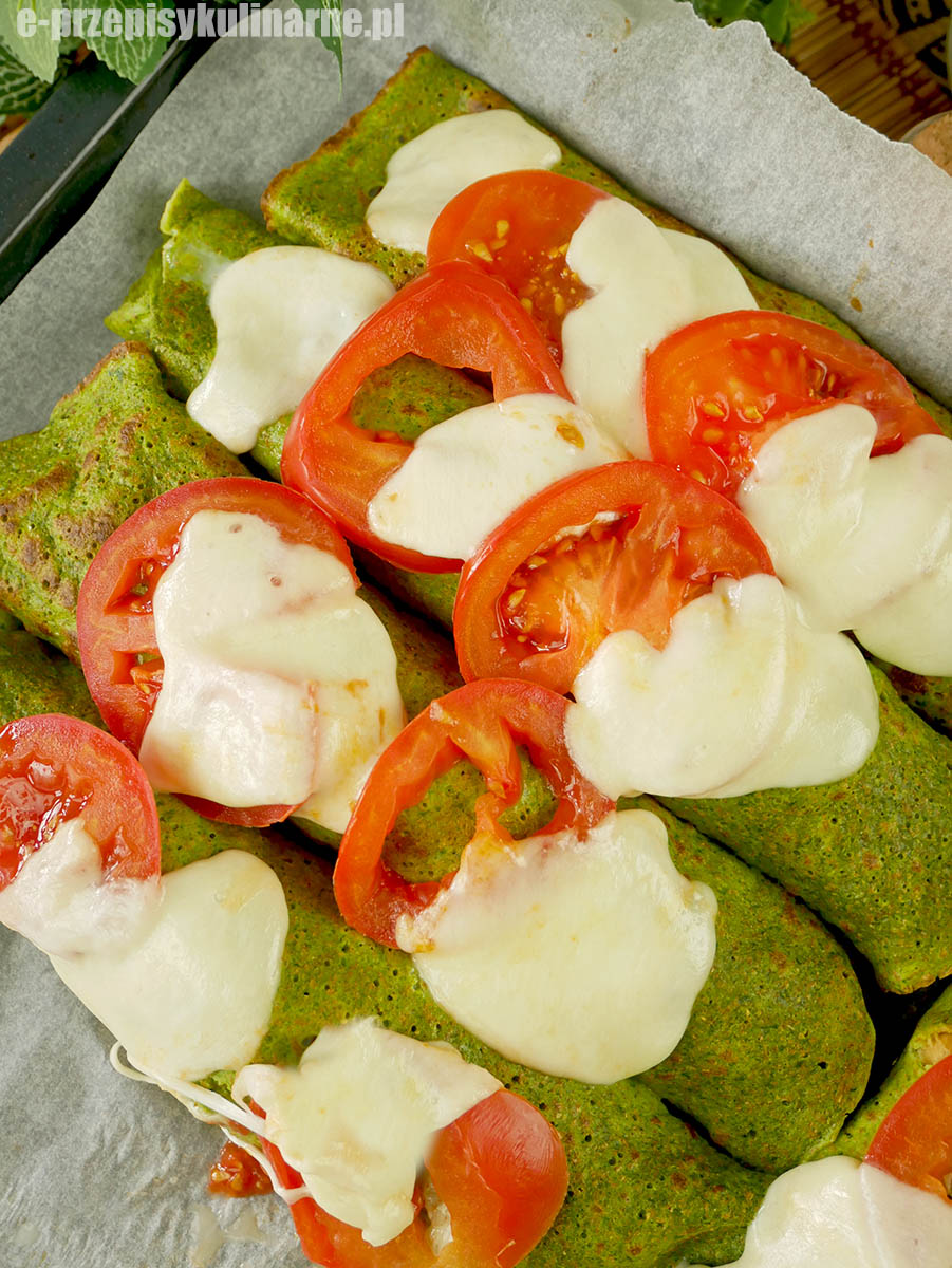 Szpinakowe naleśniki z piekarnika – pomysłowy obiad, który robi wrażenie