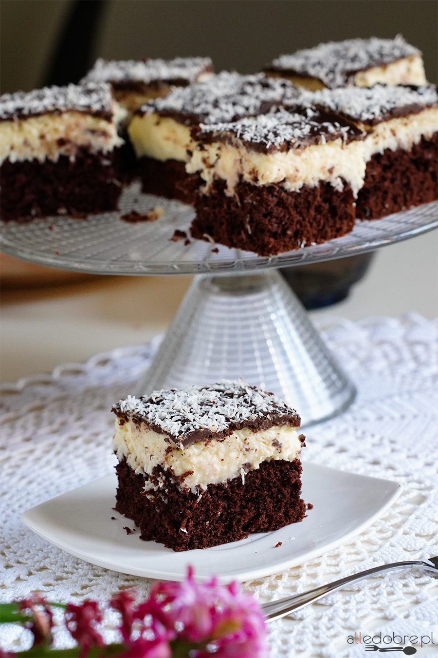 Ciasto czekoladowo-kokosowe