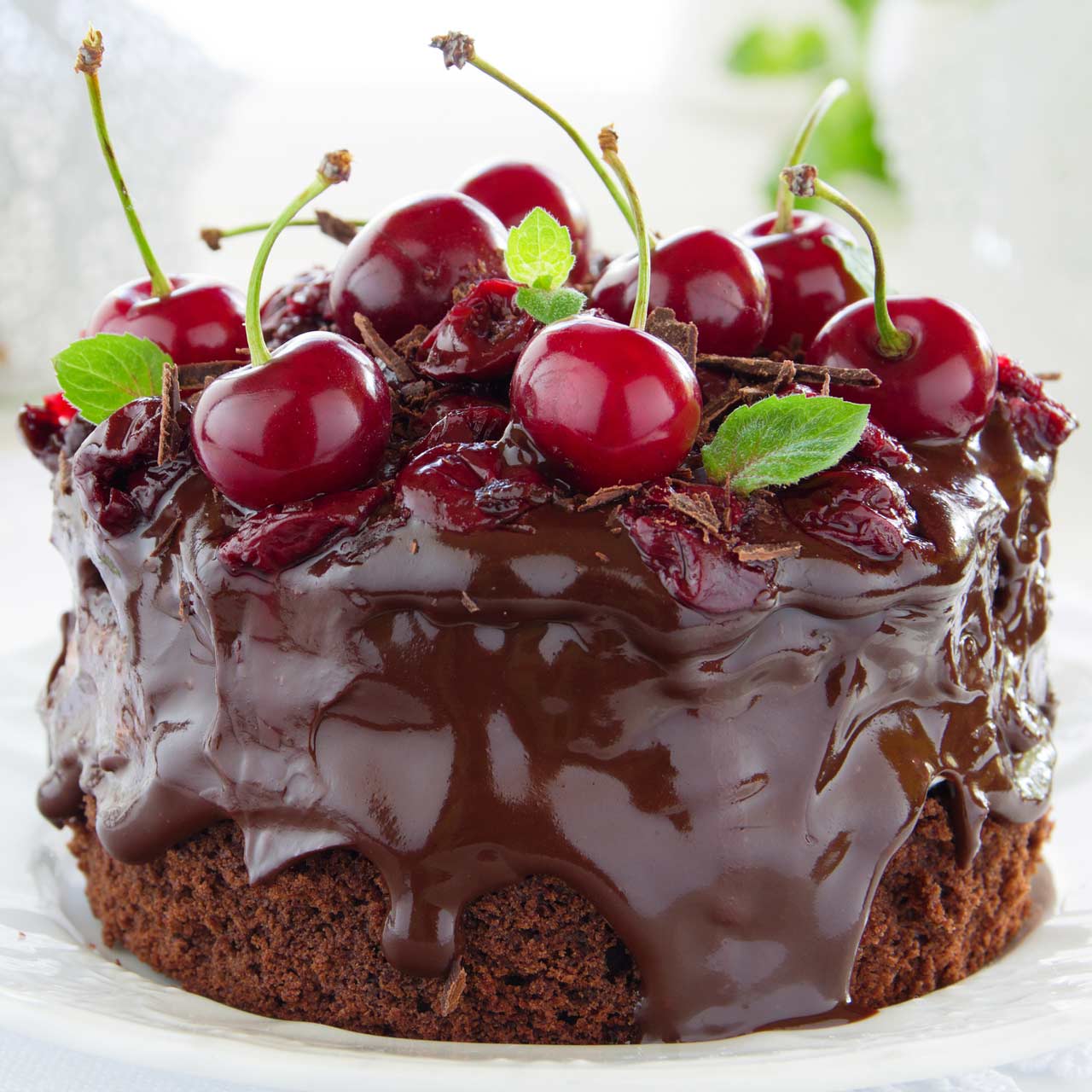 Tort czekoladowy z wiśniami