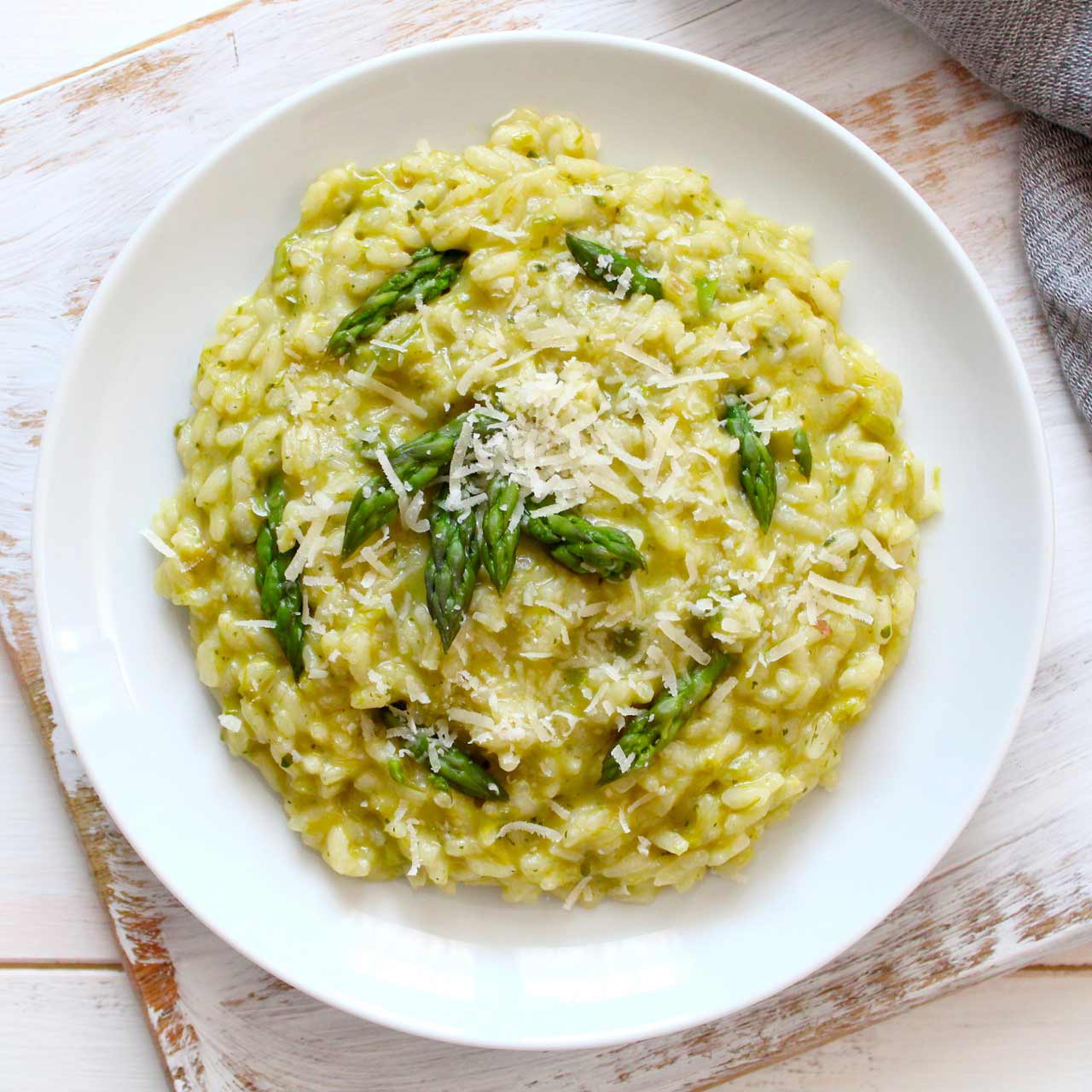 Risotto ze szparagami
