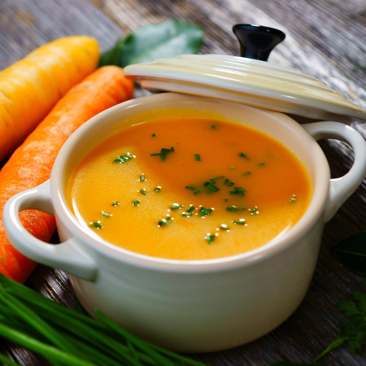 Kremowa zupa marchewkowa