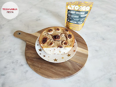 Skyrnik bananowy z gruszką i brzoskwinią