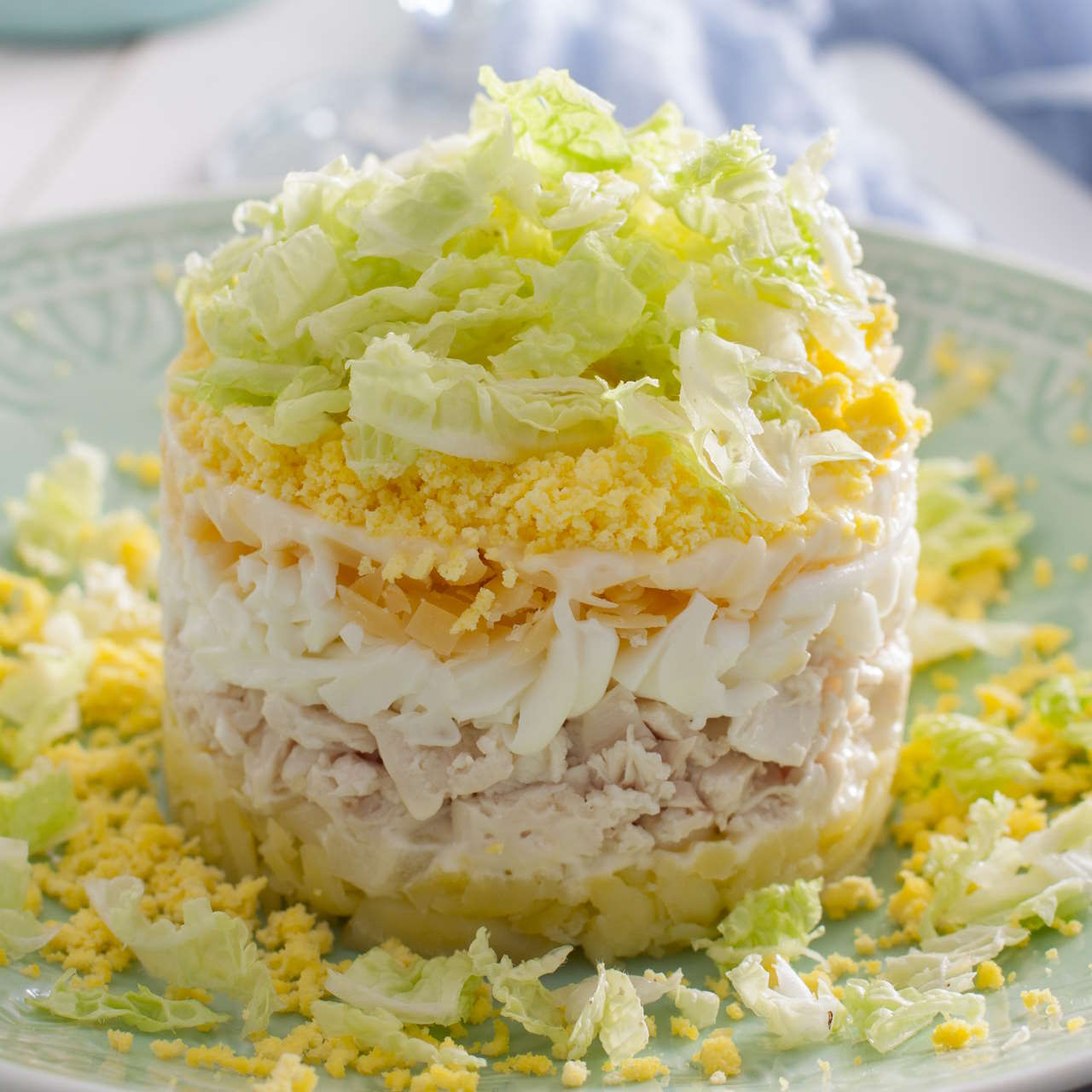 Sałatka łabędzi puch