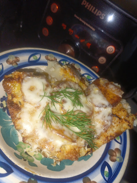 zapiekanka z kalafiora, ziemniakami, serem z airfryer…