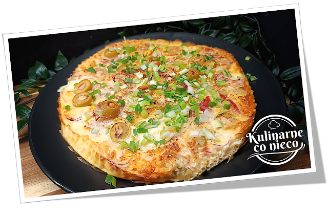 Mini Pizza Jajeczna (do przygotowania w urządzeniu AirFryer)