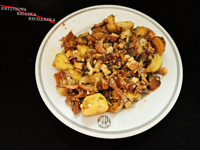 Pieczonki z kurkami z piekarnika