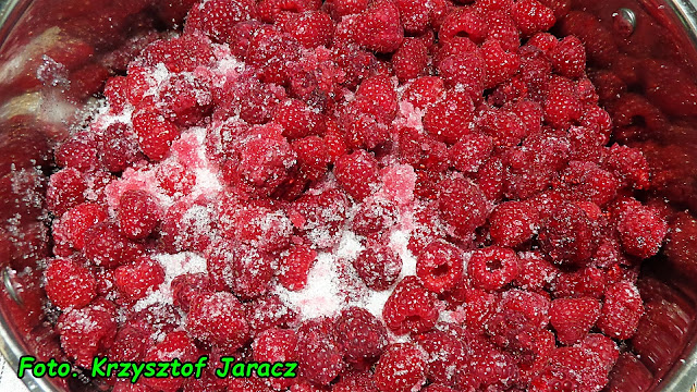 Sok z malin ( na zimę ).