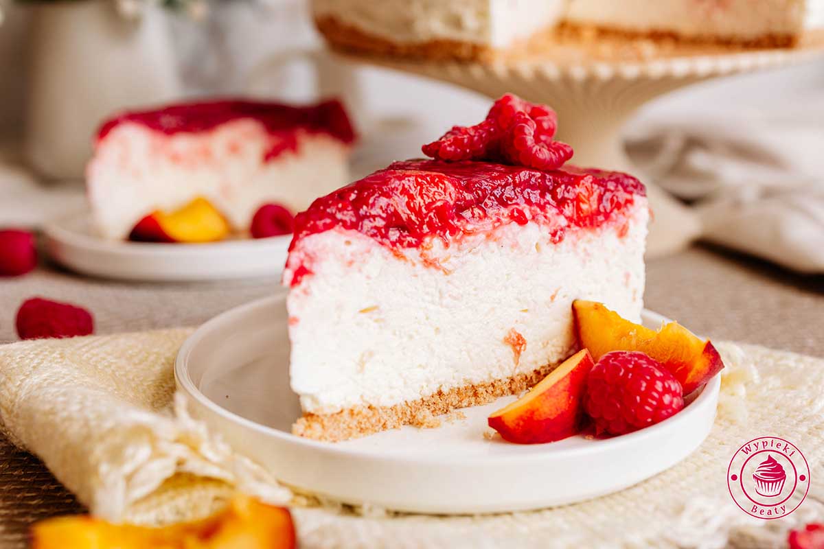 Sernik Melba bez pieczenia