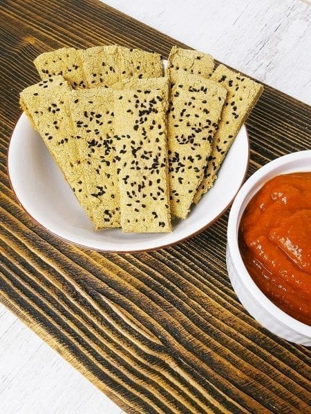 Bezglutenowe krakersy z amarantusa