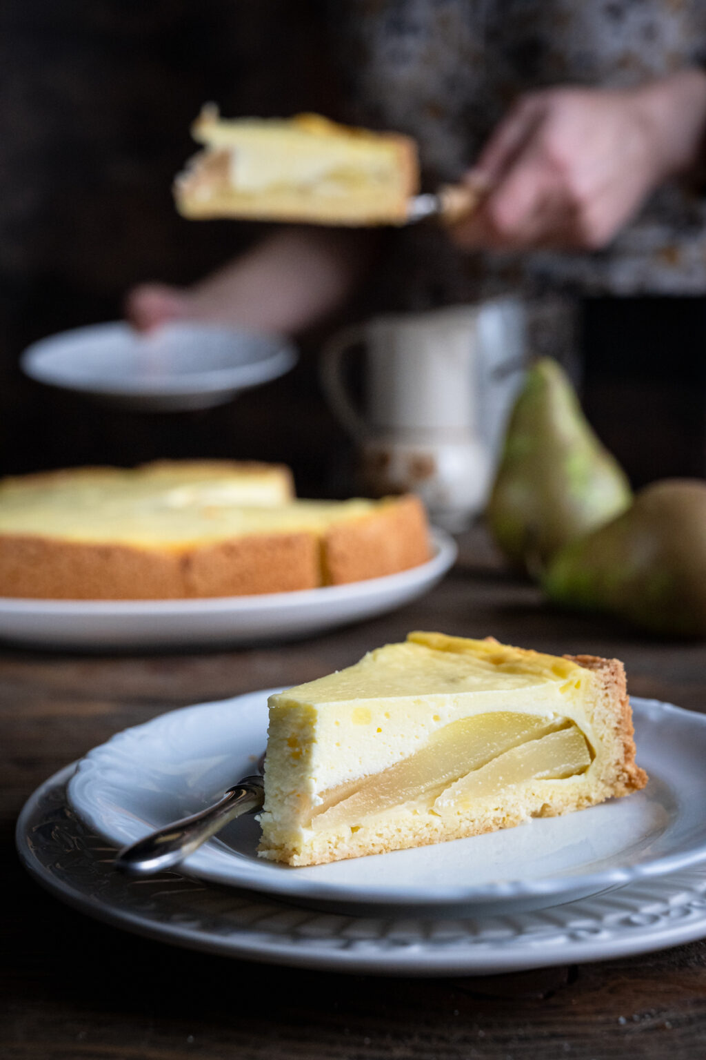 Ciasto z gruszkami i masą serową