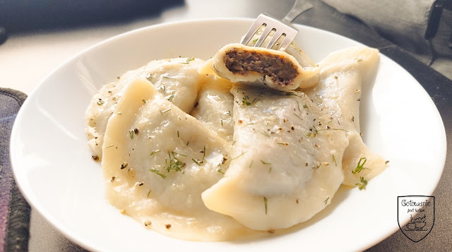 Pierogi farszem z grzybów leśnych