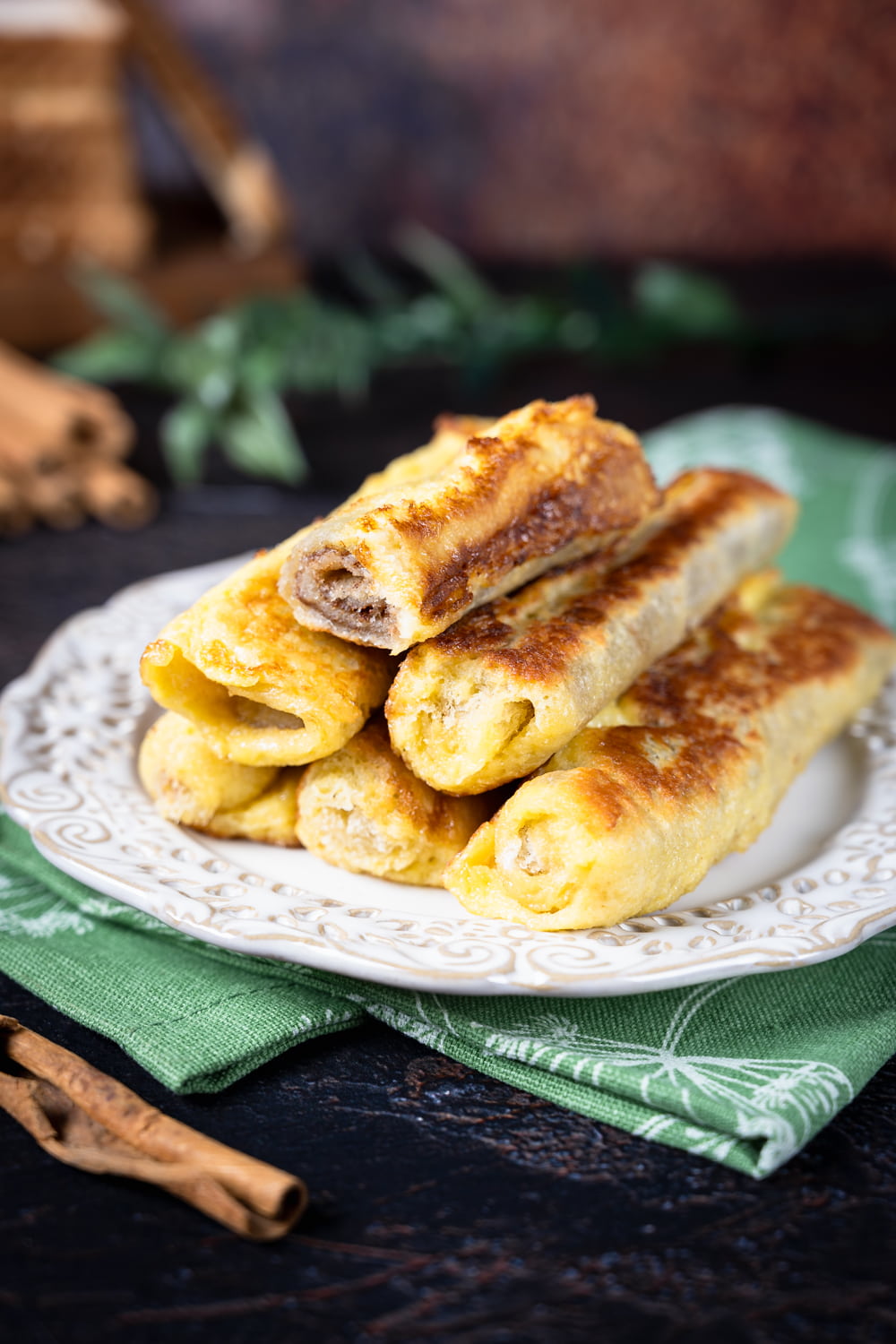 Roladki cynamonowe z chleba tostowego