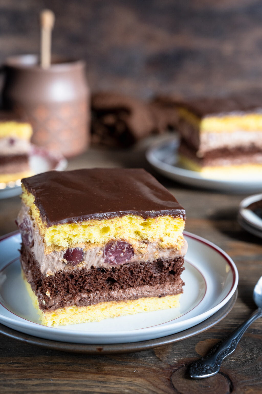 Ciasto z masą Monte Cherry