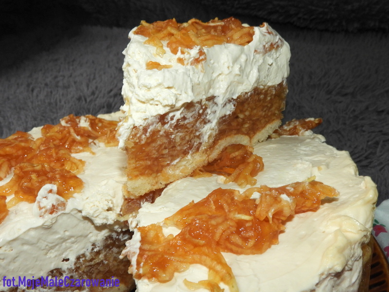 Torcik jabłkowy na zimno