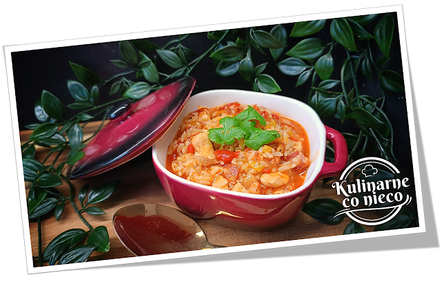 Fit Jambalaya z Kurczakiem i Chorizo (Cook4me Tefal – Multicooker)