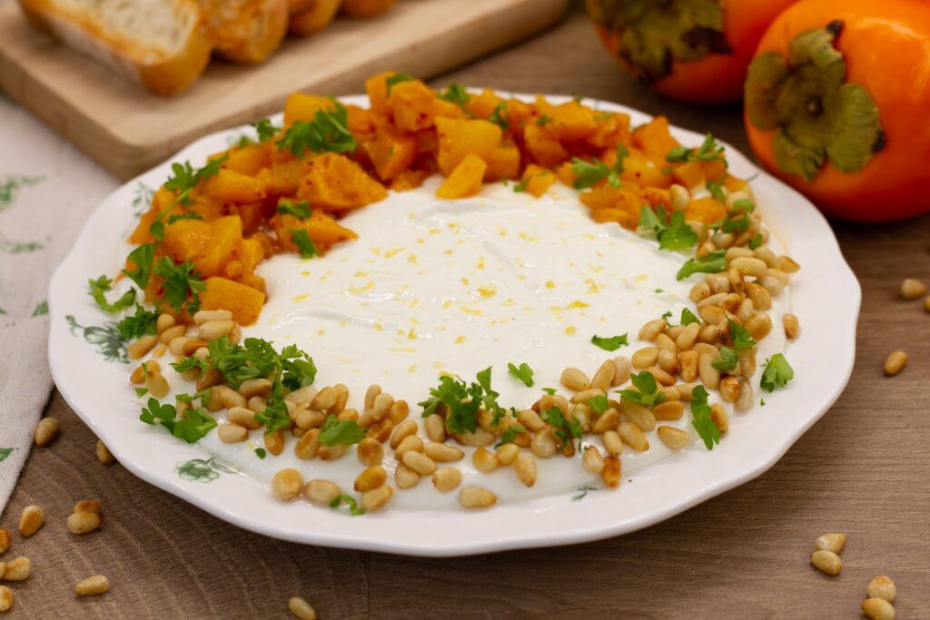 Ubita feta z persymoną