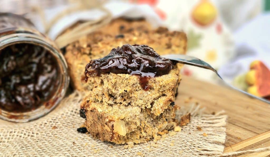 Bezglutenowy chlebek na słodko