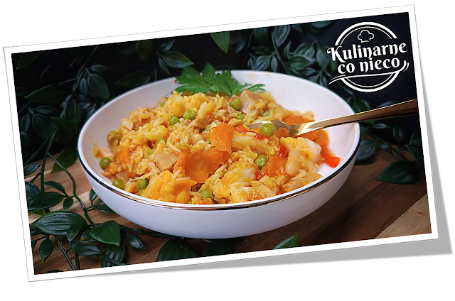 Fit Paella z Chudą Szynką (Cook4me Tefal – Multicooker)