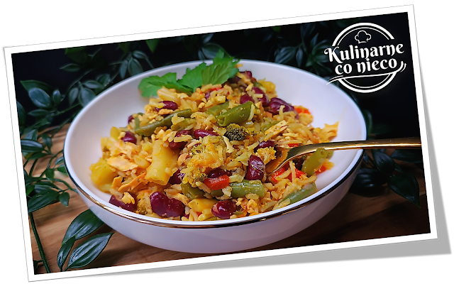 Fit Paella Wegańska z Wędzonym Tofu (Cook4me Tefal – Multicooker)