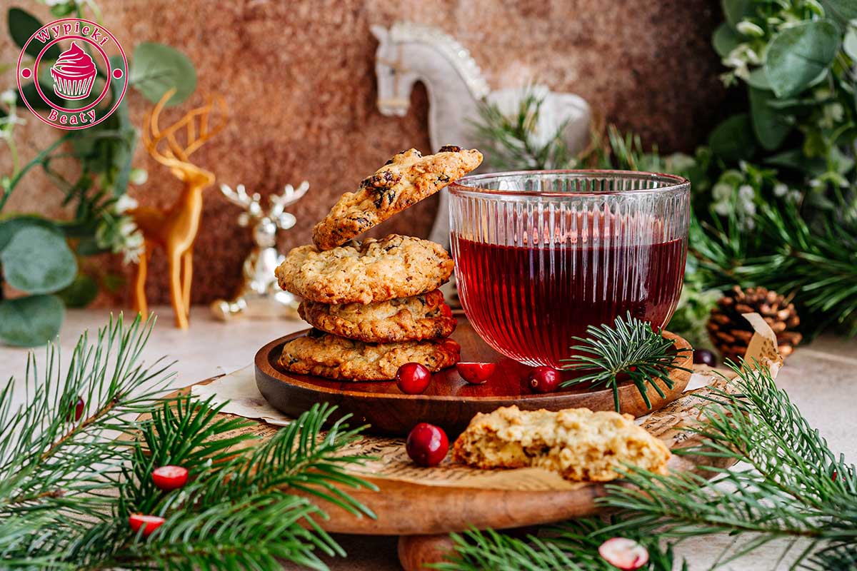 Owsiane ciastka z żurawiną – szybki i prosty przepis