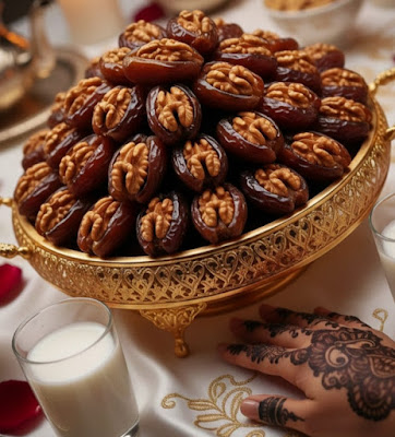 Daktyle nadziewane orzechami włoskimi