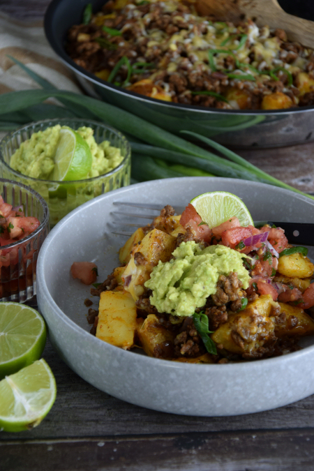 Chrupiące ziemniaki po meksykańsku