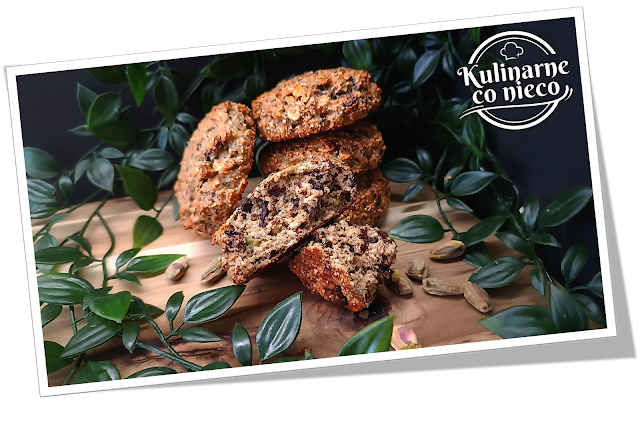 Fit Proteinowe Ciasteczka Orkiszowo-Pistacjowe (*SERIA FIT*)