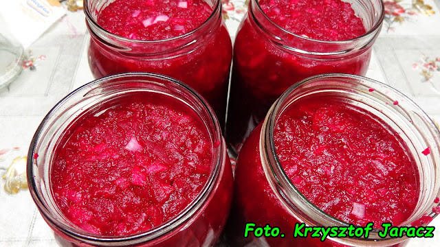 Sałatka buraczkowa z jabłkami ( na zimę ).