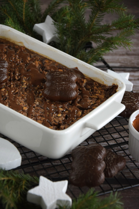 Piernikowa owsianka z piekarnika