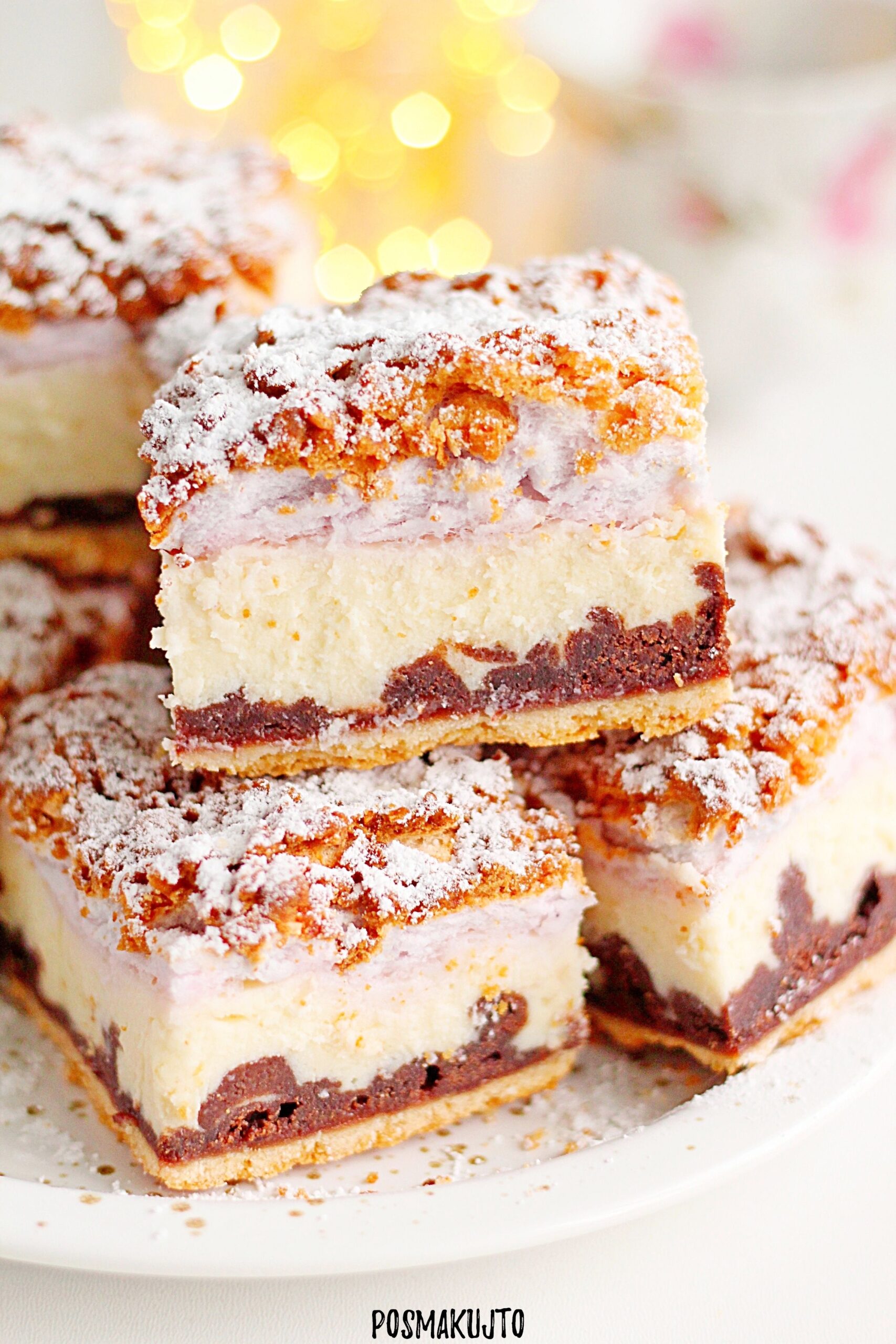 Sernik Harataniec z powidłami i kisielem żurawinowym – idealny na święta