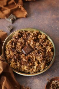 Kawowa owsianka z czekoladą